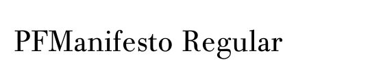 PFManifesto Regular