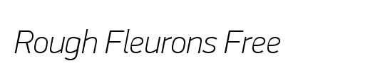 Rough Fleurons Free