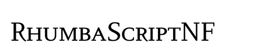 Rhumba Script NF