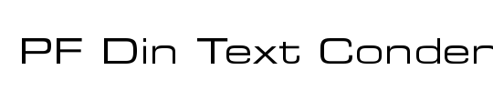 PF Din Text Condensed