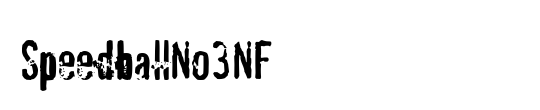 Speedball No 3 NF
