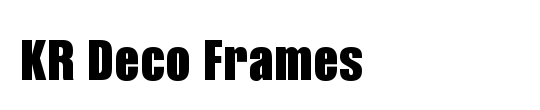 KR Deco Frames