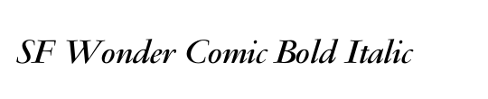 SF Wonder Comic