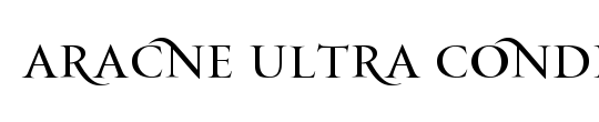 Aracne Ultra Condensed Light