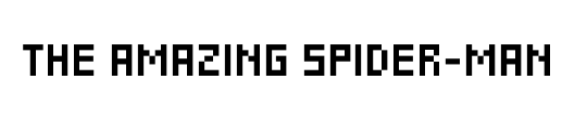 THE AMAZING SPIDER-MAN