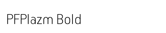 PFPlazm Bold