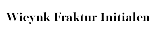 Wieynk Fraktur