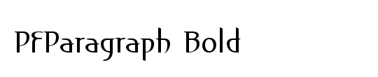 PFParagraph Bold