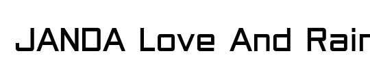 JANDA Love And Rain