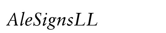 AleSignsLL