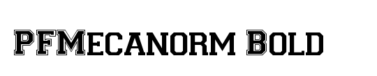 PFMecanorm Bold