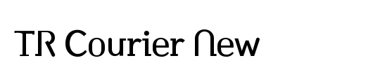 TR Courier New