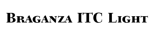 Braganza ITC Light