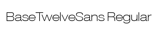 BaseTwelveSans