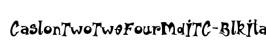 CaslonTwoTweFourMdITC
