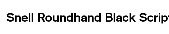 SnellRoundhand Script