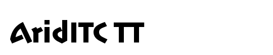 AridITC TT
