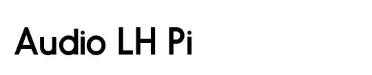 Audio LH Pi