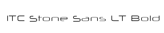 StoneSans LT Bold