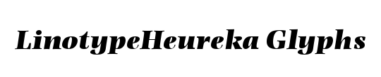 LTHeureka Glyphs