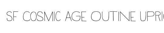 SF Cosmic Age Outine Upright