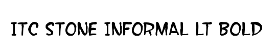 StoneInformal LT Bold