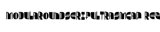 ModulaRoundSerifUltraSmCap