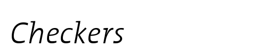 Checkers