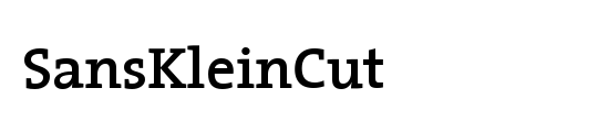 SansKleinCut