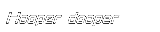 Hooper dooper