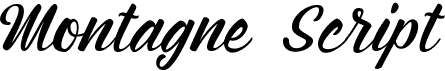 Montagne Script