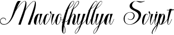 Macrofhyllya Script