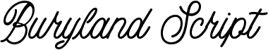 Buryland Script