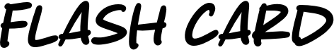 Flash Card