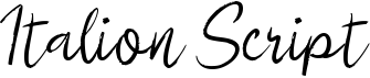 i Italion Script