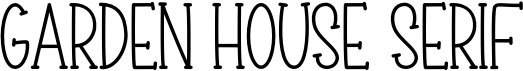 Garden House Serif