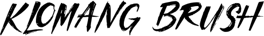 Klomang Brush