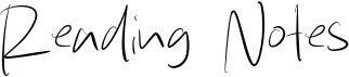 Reading Notes