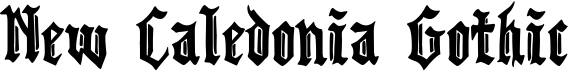 New Caledonia Gothic