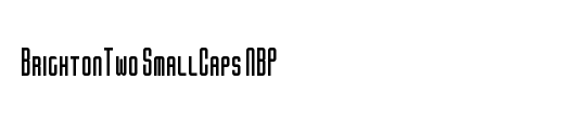 BrightonTwo SmallCaps NBP