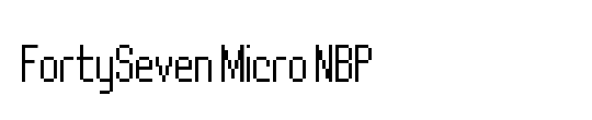 FortySeven Micro NBP
