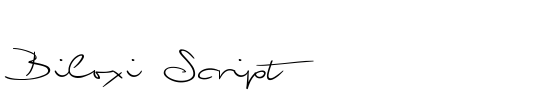 Biloxi Script