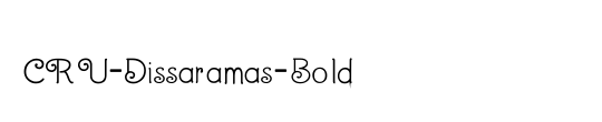 CRU-Dissaramas-Bold