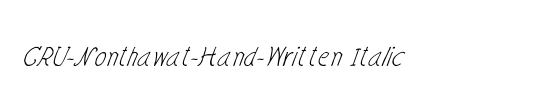 CRU-Nonthawat-Hand-Written Ital
