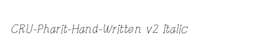 CRU-Pharit-Hand-Written v2 Ital