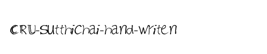 CRU-Sutthichai-hand-writen