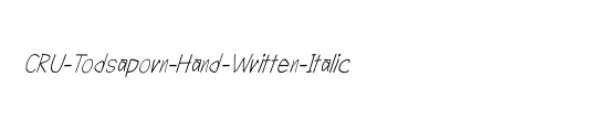 CRU-Todsaporn-Hand-Written-Ital