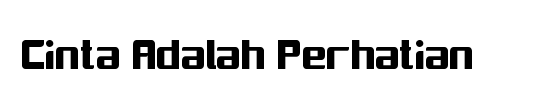 Cinta Adalah Perhatian