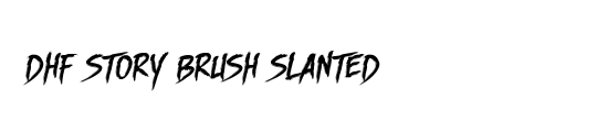 DHF Story Brush Slanted