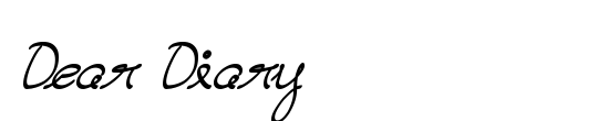 Dear Diary